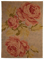 Sadie Rose Cream & pink Rug 230cmx160cm