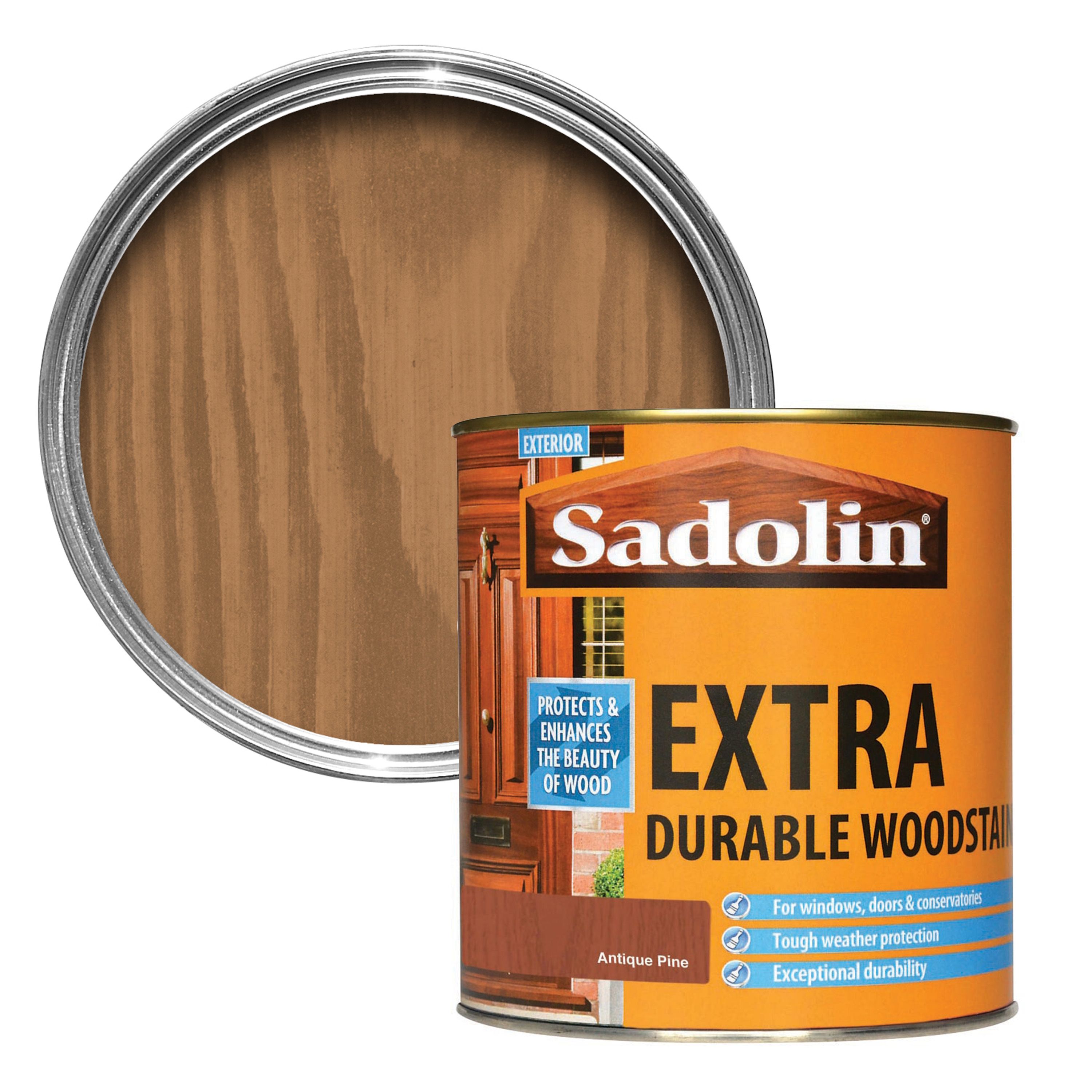 Sadolin Antique Pine Conservatories Doors Windows Wood Stain 1l Diy At B Q
