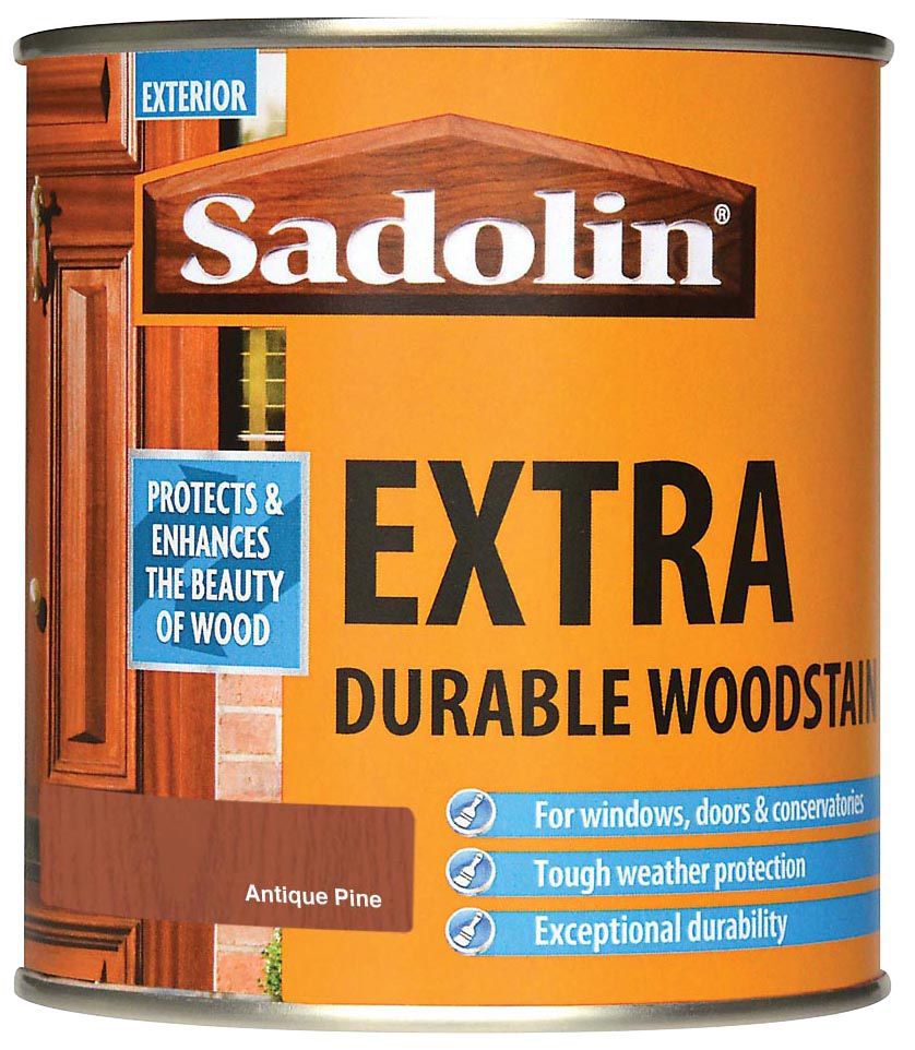 Sadolin Antique pine Conservatories, doors & windows Wood stain, 500ml