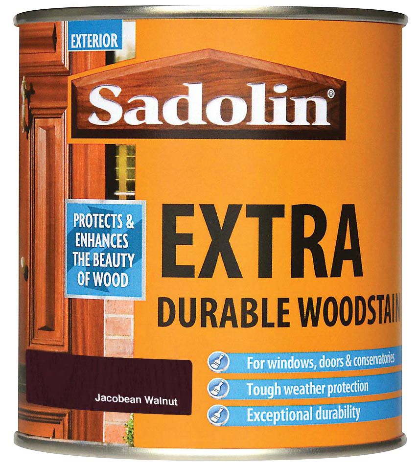 Sadolin Jacobean walnut Conservatories, doors & windows Wood stain, 500ml