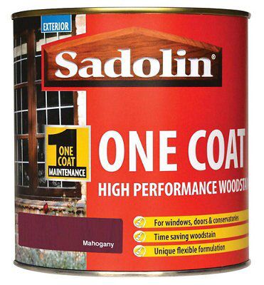 Sadolin Mahogany Semi-gloss Wood stain, 1L