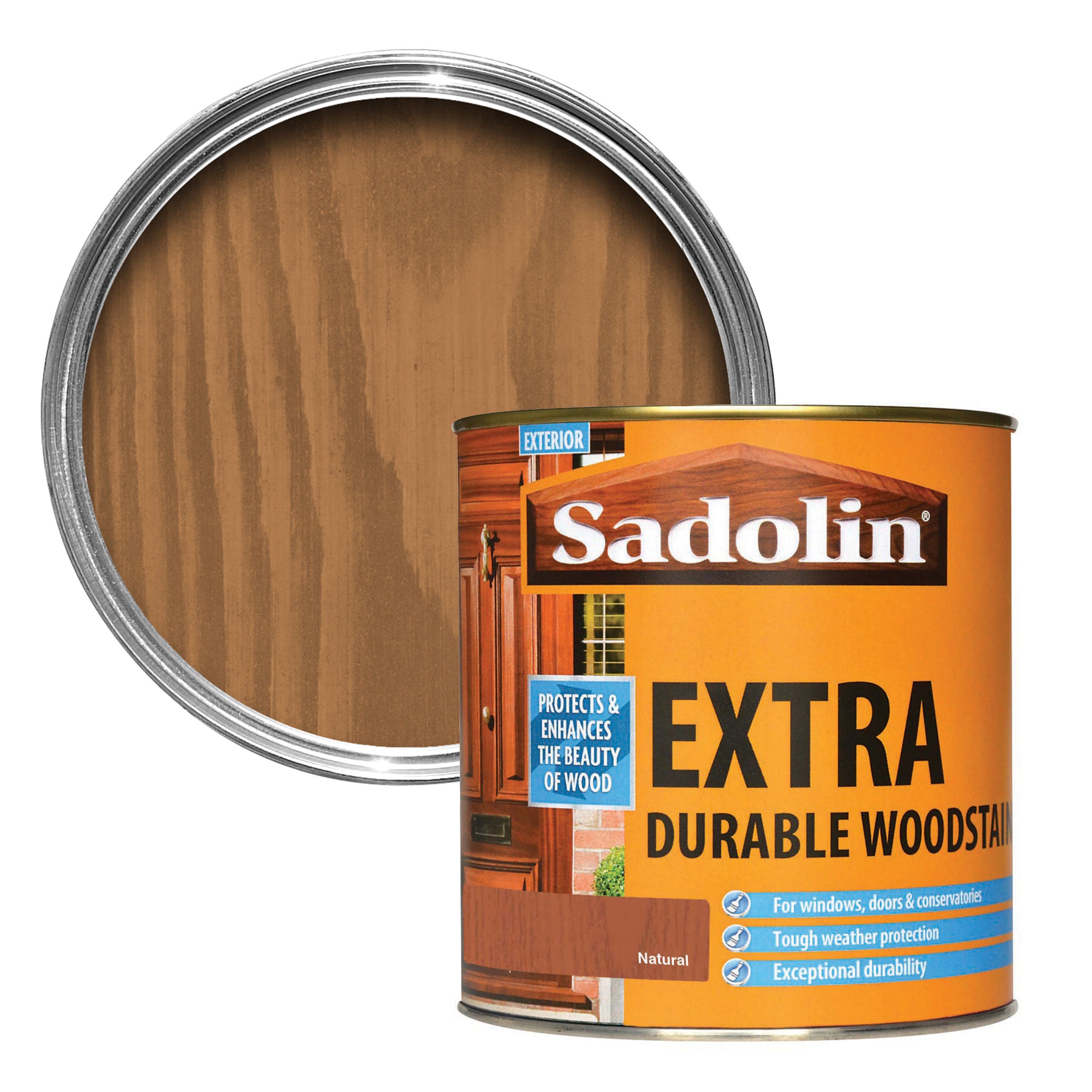 Sadolin Natural Conservatories Doors Windows Wood Stain 1l Diy At B Q