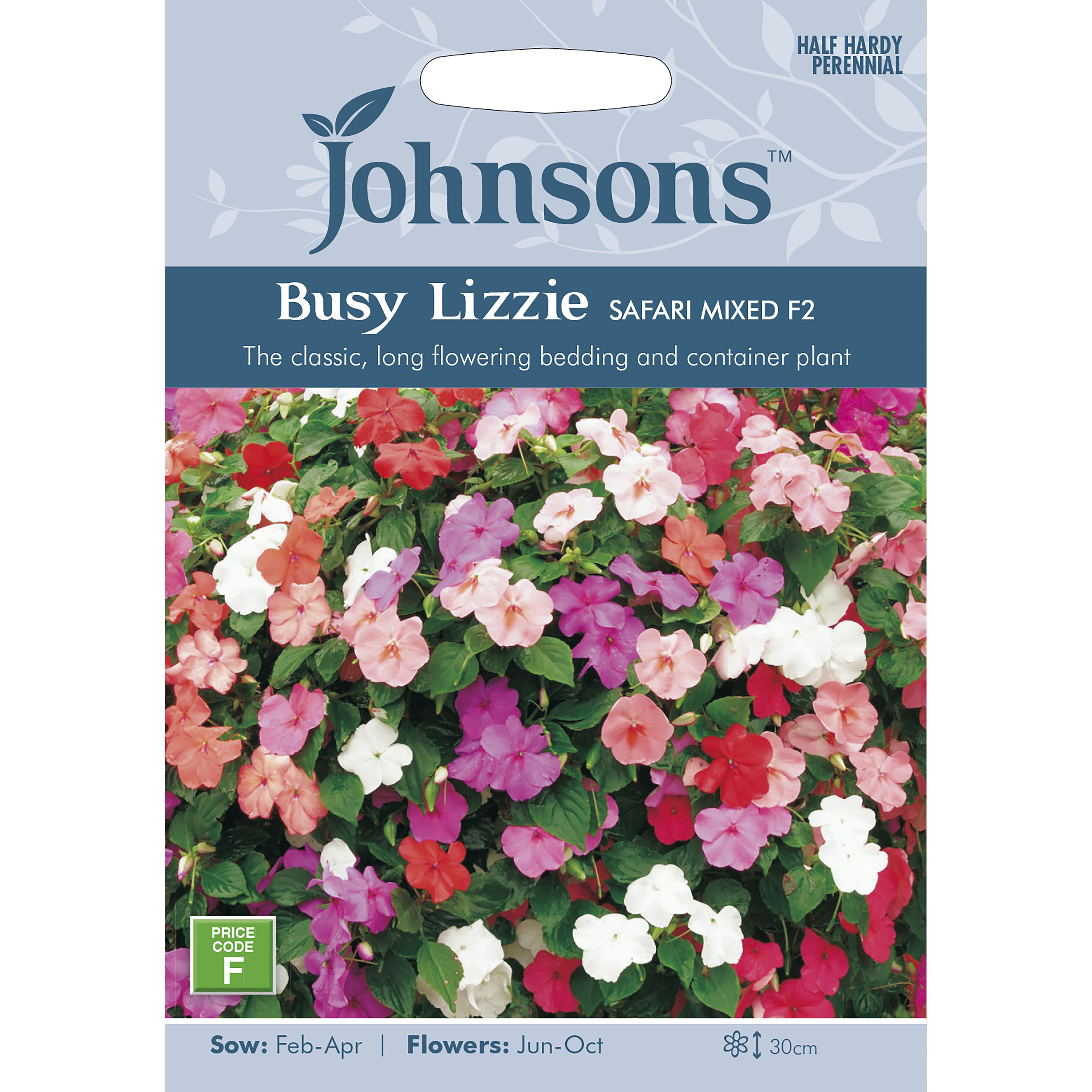 Safari Mixed F2 Busy Lizzie Seed DIY at B&Q