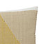 Sagar Triangle Yellow Cushion (L)45cm x (W)45cm