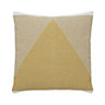 Sagar Yellow Triangle Indoor Cushion (L)45cm x (W)45cm