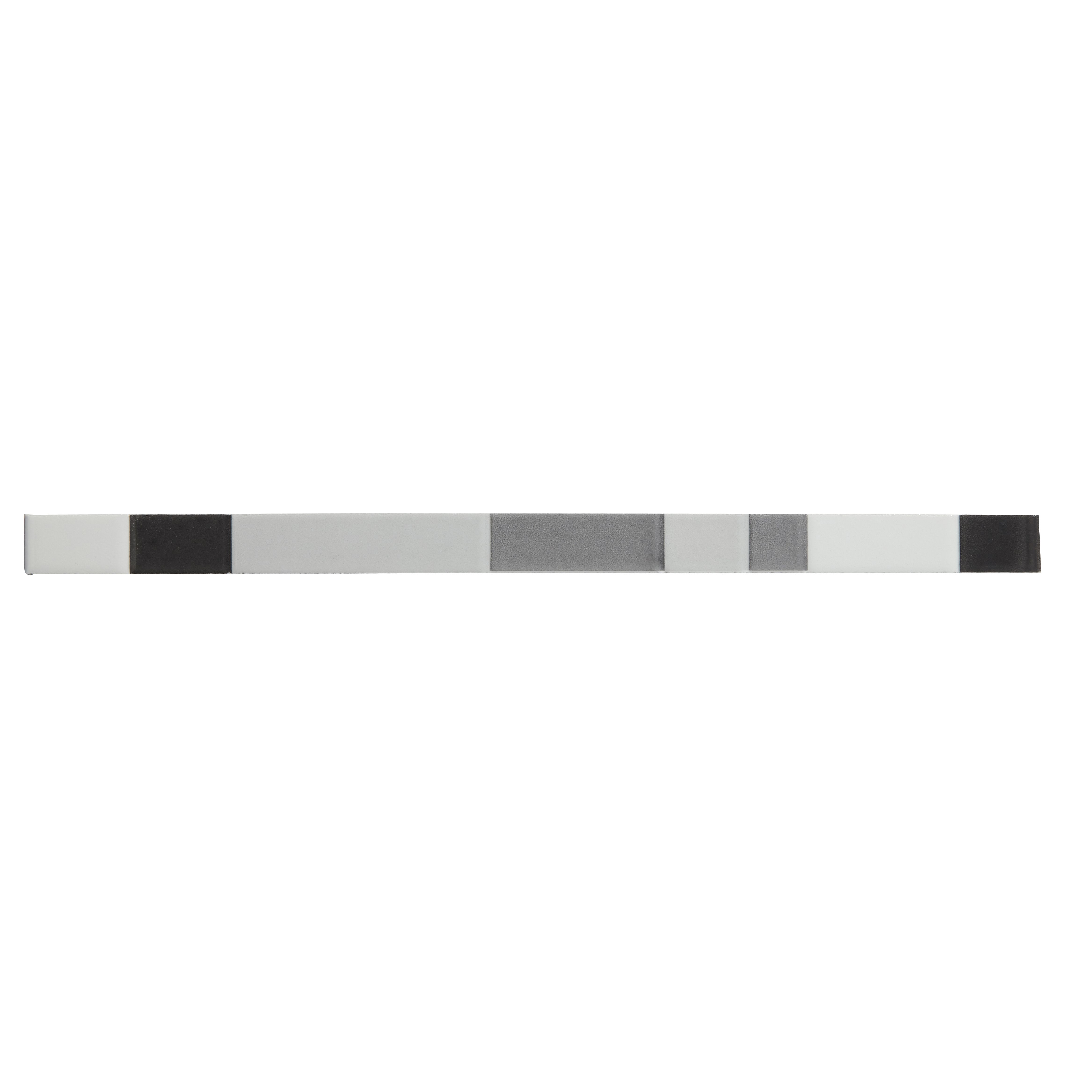 Salerna Black Listel Ceramic Border tile
