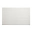 Salerna White Gloss Flat Ceramic Wall Tile, Pack of 10, (L)402.4mm (W)251.6mm