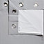 Salla Concrete Plain Lined Eyelet Curtains (W)167cm (L)228cm, Pair