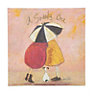Sam Toft a sneaky one II Multicolour Canvas art (H)400mm (W)400mm