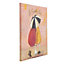 Sam Toft a sneaky one II Multicolour Canvas art (H)400mm (W)400mm