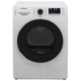 Samsung DV80TA020AE White Freestanding Heat pump Tumble dryer, 8kg