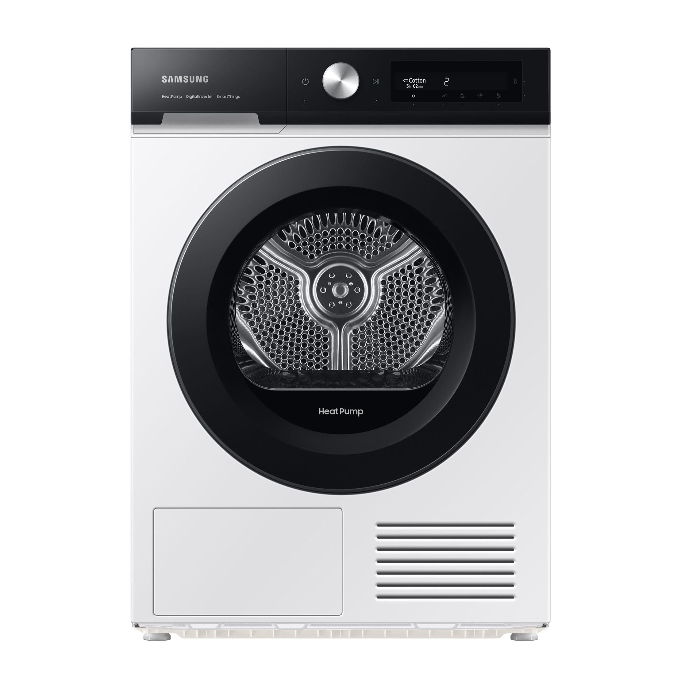 Samsung DV90BB5245AES1_WH 9kg Freestanding Heat pump Tumble dryer - White