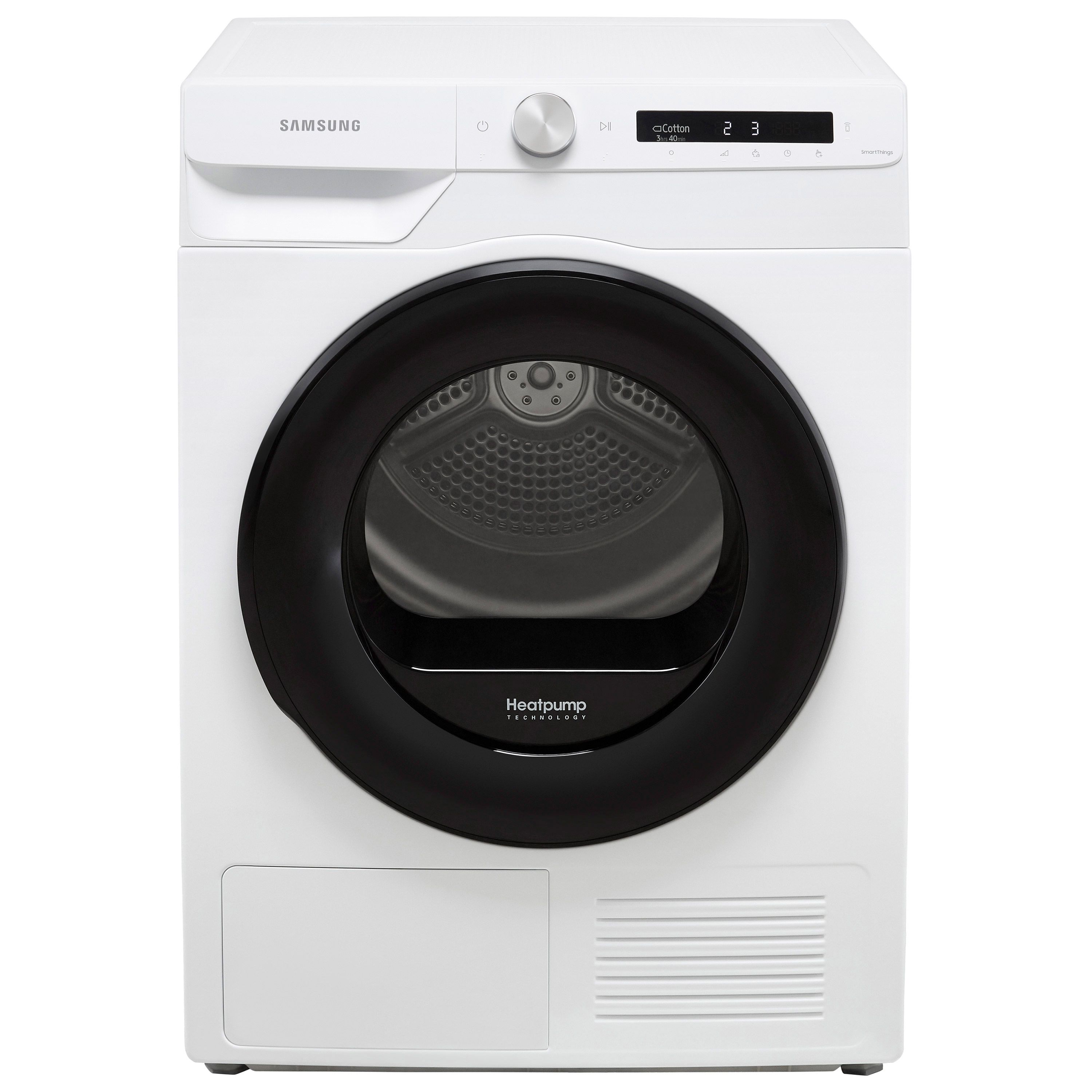 Samsung DV90T5240AW_WH 9kg Freestanding Heat pump Tumble dryer - White ...