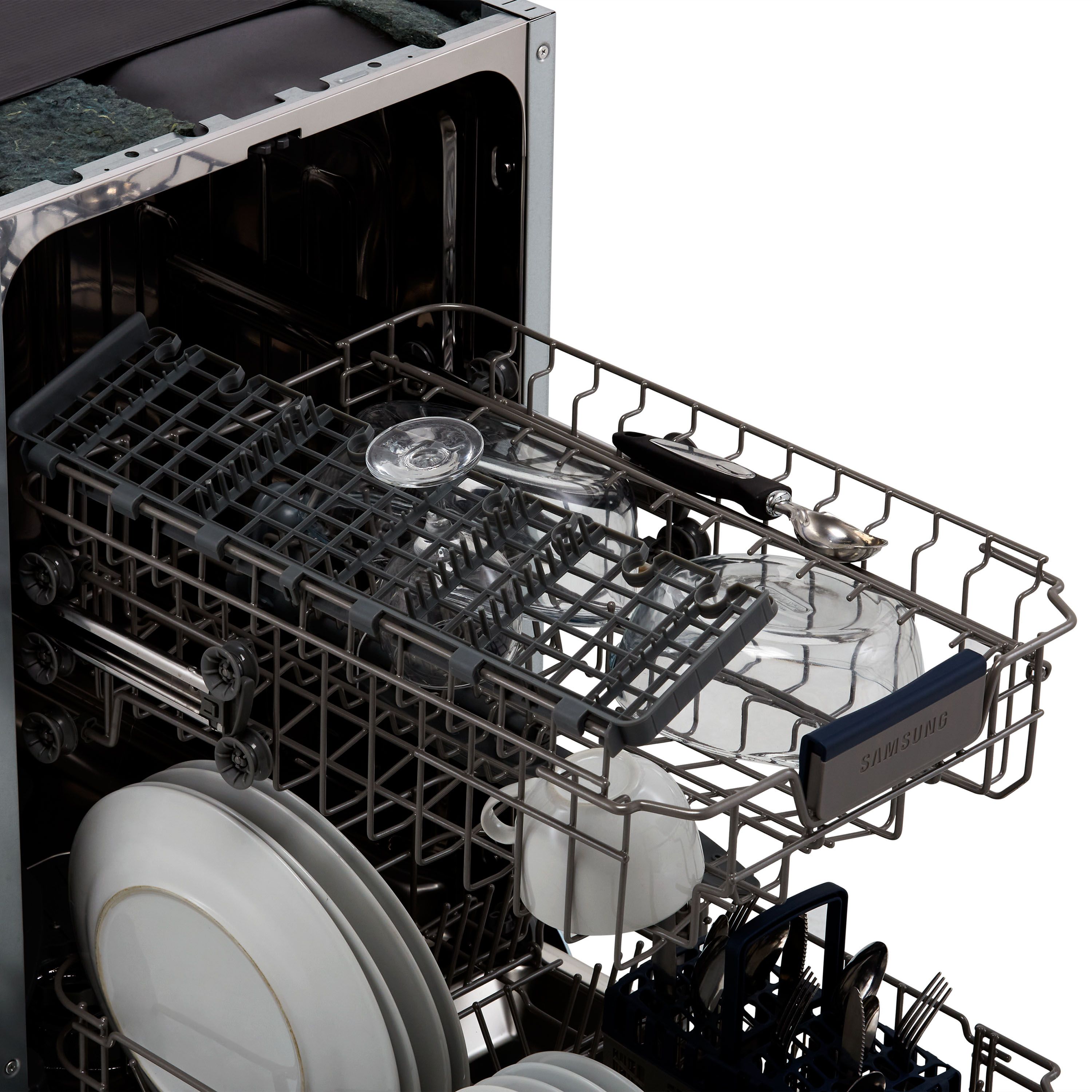 Samsung DW50R4040BB Integrated Slimline Dishwasher - Black