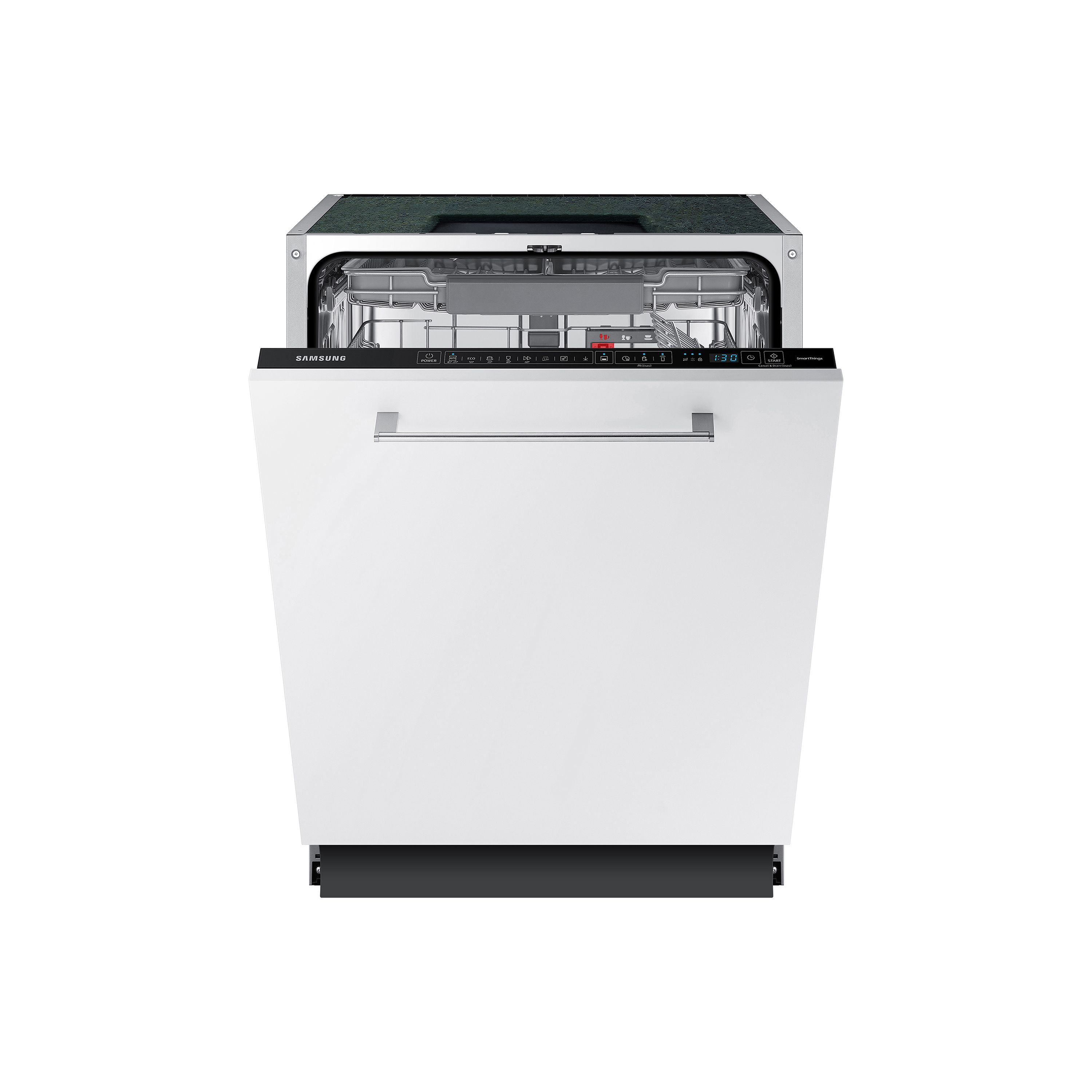 Samsung DW60A8060BB_BK Integrated Full size Dishwasher Black DIY at B&Q