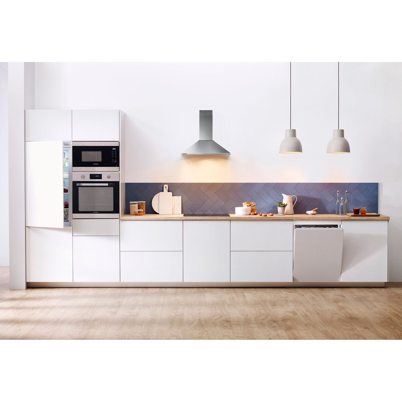 Samsung NK24M3050PS_SS Metal Chimney Cooker hood (W)60cm - Stainless steel effect