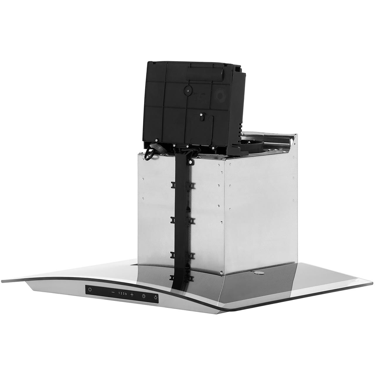 Samsung NK24M5070CS_SS Glass & metal Chimney Cooker hood (W)60cm - Stainless steel effect