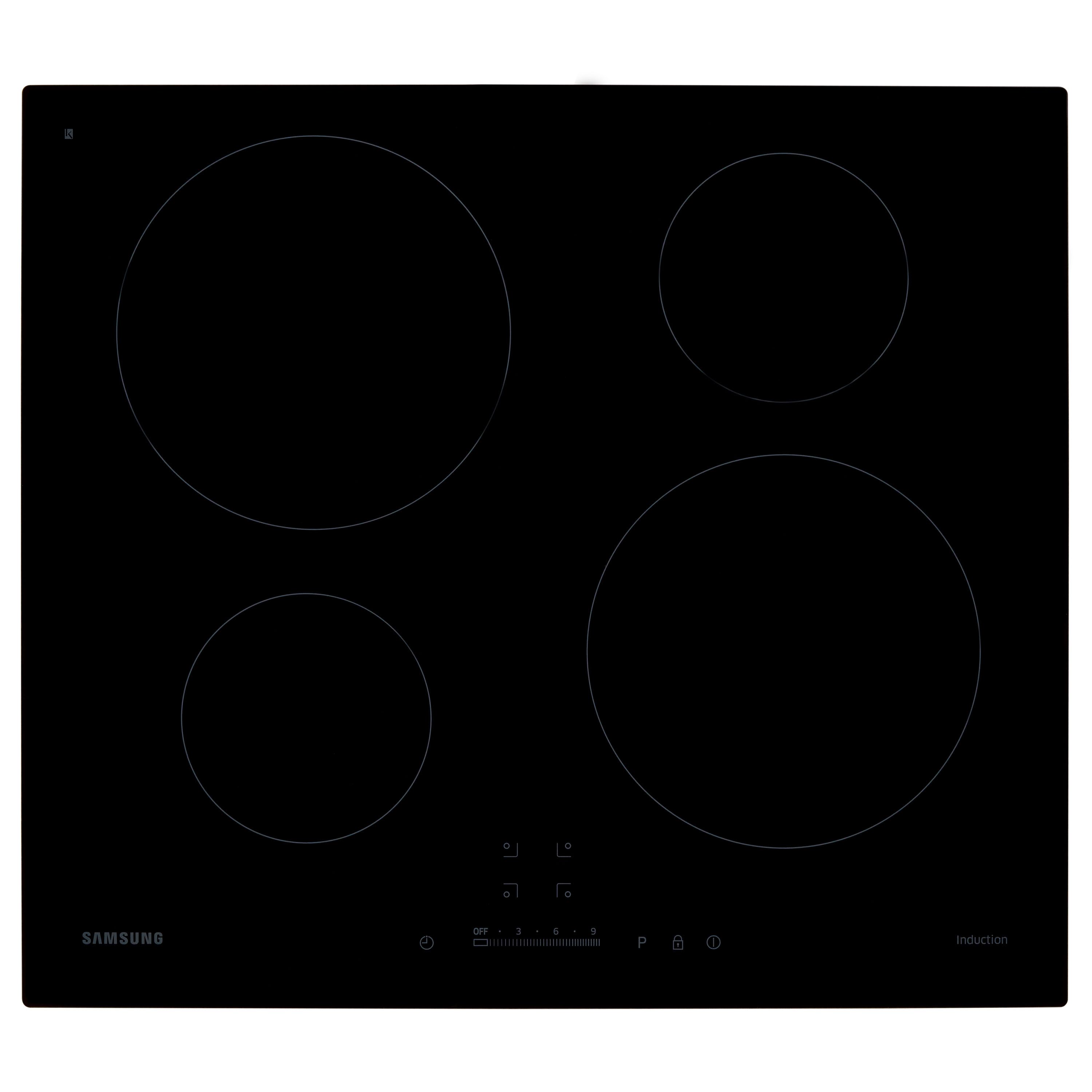 Samsung NZ64H37070K_BK 59cm Electric Venting Hob - Black