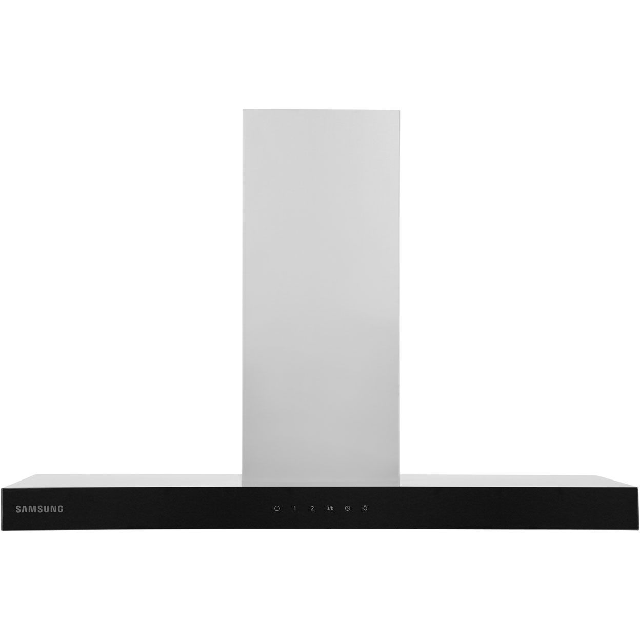 Samsung Prezio NK36M5070BS_SSB Glass & metal Chimney Cooker hood (W)90cm - Stainless steel effect