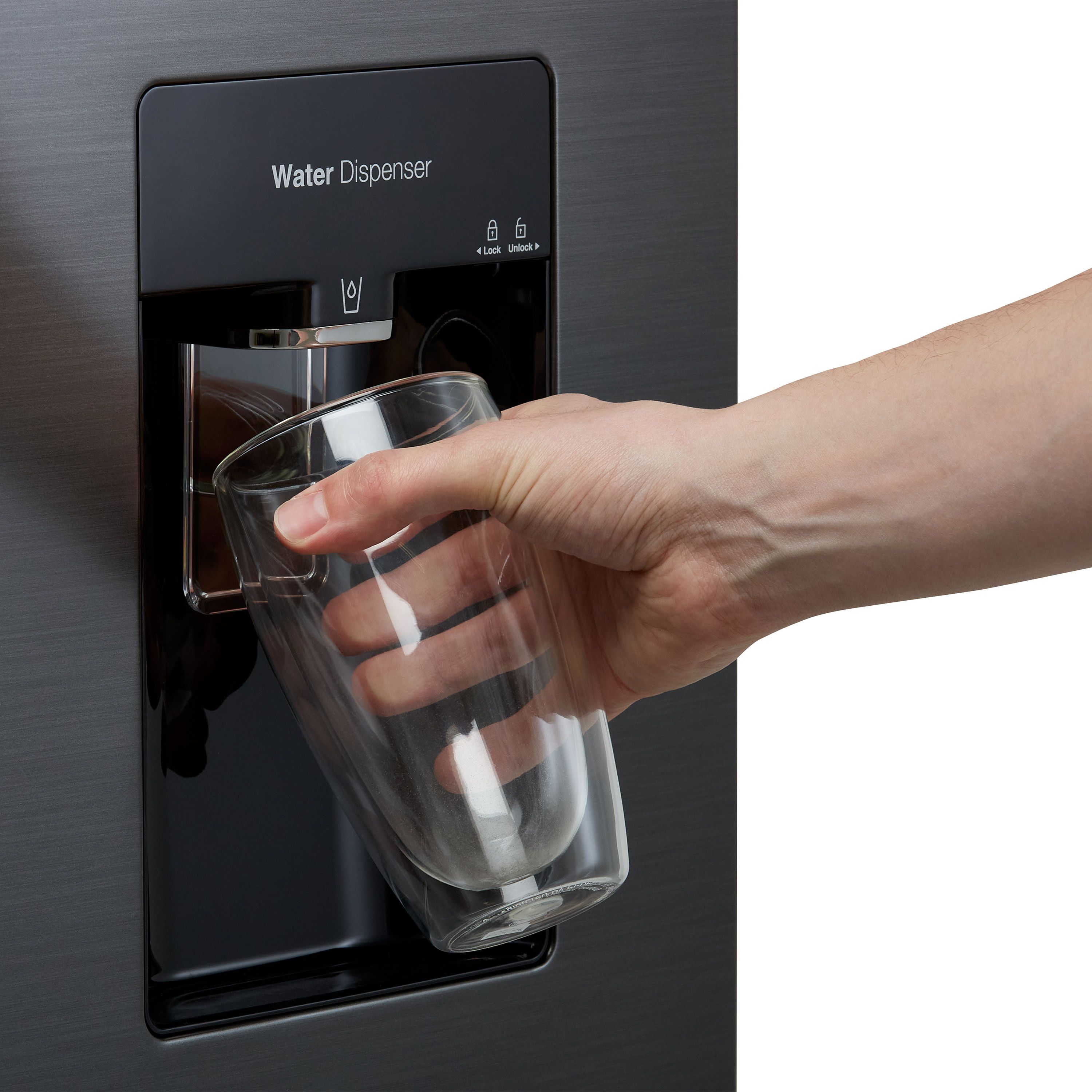 Samsung RL4363SBAB1_BSS Freestanding Frost free Fridge freezer - Black stainless steel effect