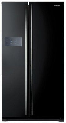 Black gloss deals american fridge freezer