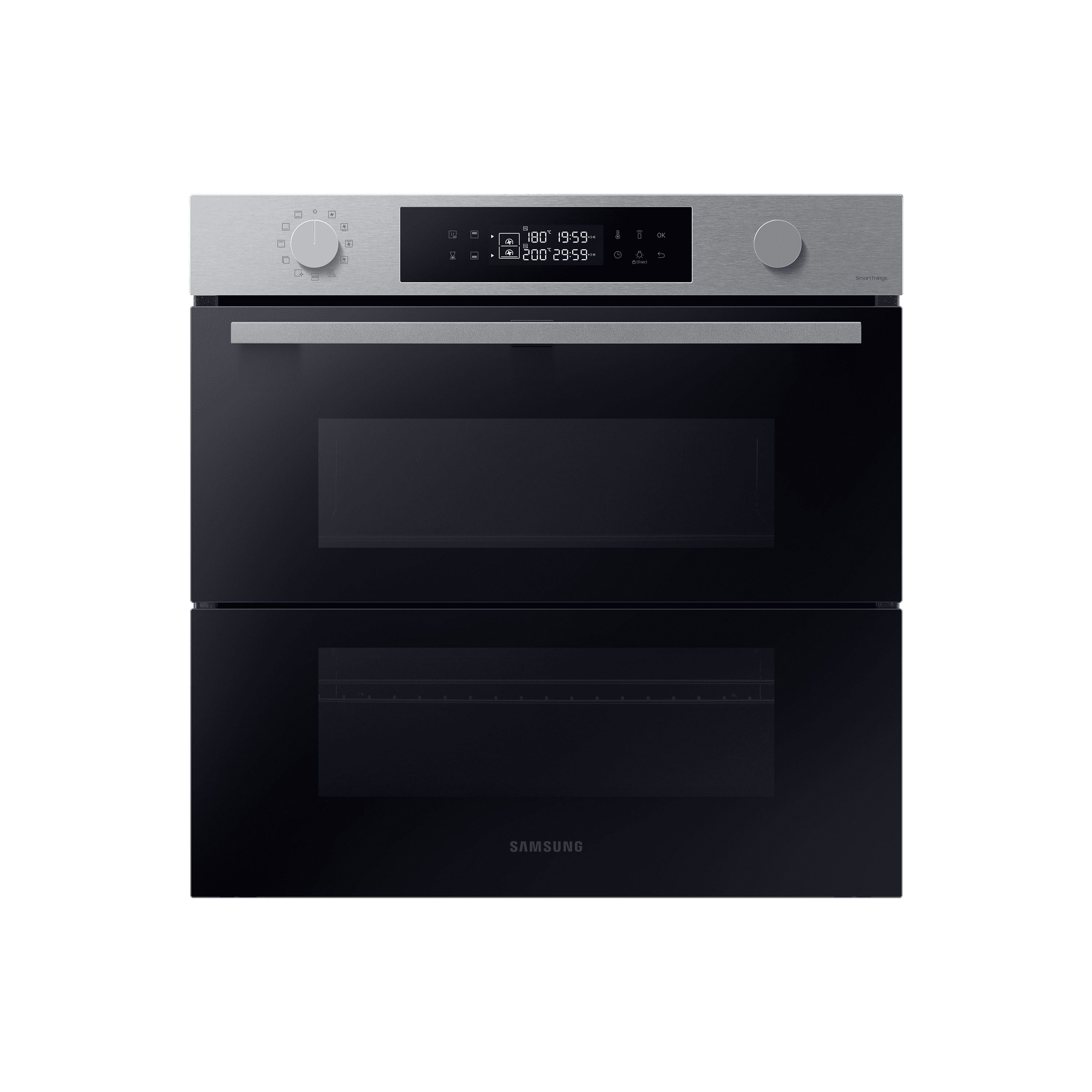 Samsung Series 4 Dual Cook Flex™ NV7B45305AS_SS Built-in Single Multi-function pyrolytic Oven - Stainless steel effect