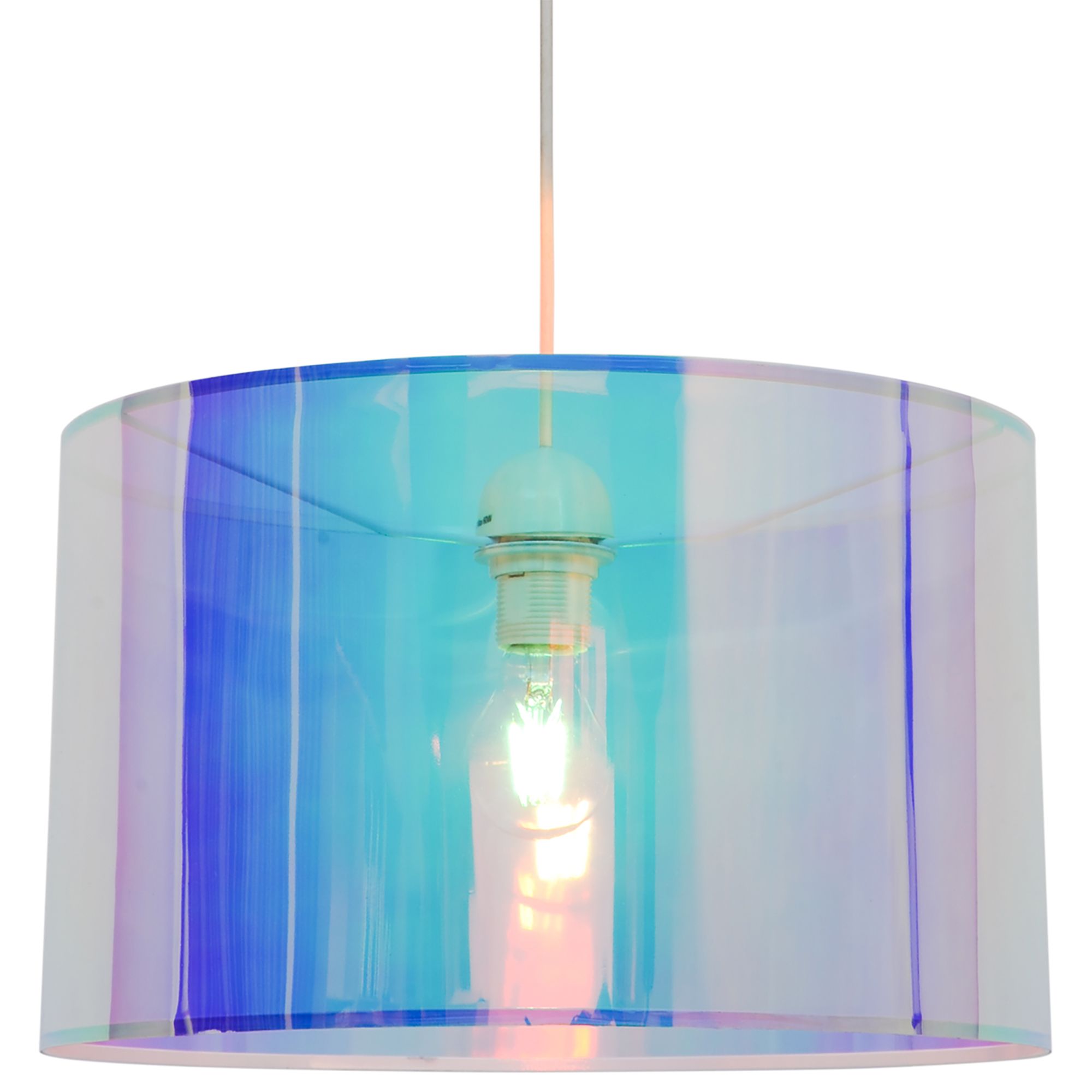 Sancia Iridescent Cylinder Light shade (D)40cm