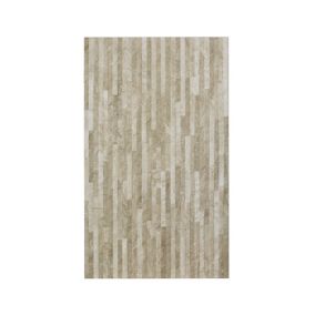 Sand & chalk mix Matt Sandstone effect Ceramic Indoor Wall Tile, Pack of 6, (L)300mm (W)600mm