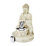 Sandstone Buddha Oil burner (H)260mm