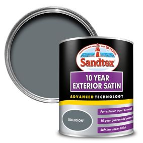 Sandtex 10 year Seclusion Satin Metal & wood paint, 2.5L