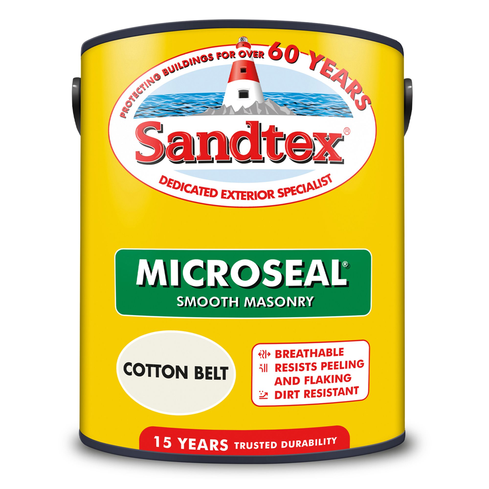 Sandtex Cotton Belt Matt Masonry paint, 5L Tub