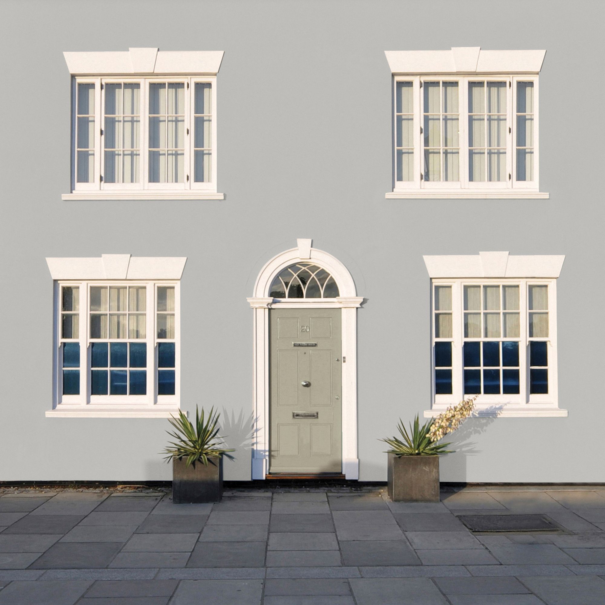 Sandtex Microseal Light Grey Matt Masonry paint, 150ml Tester pot