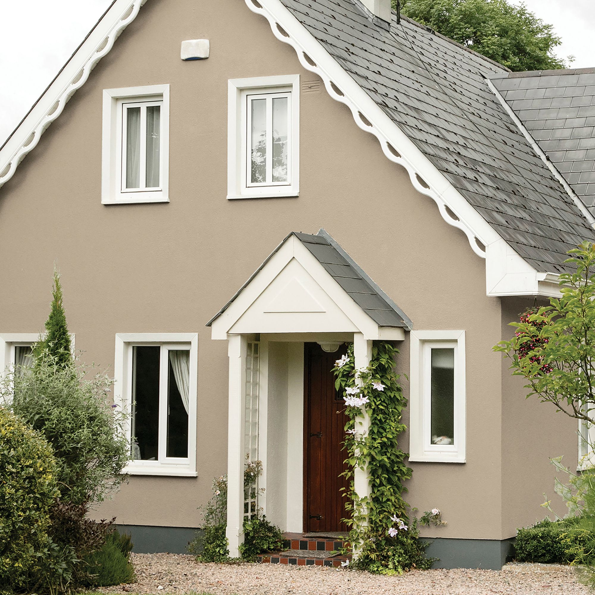 Sandtex Mid stone Ultra smooth Masonry paint, 10L