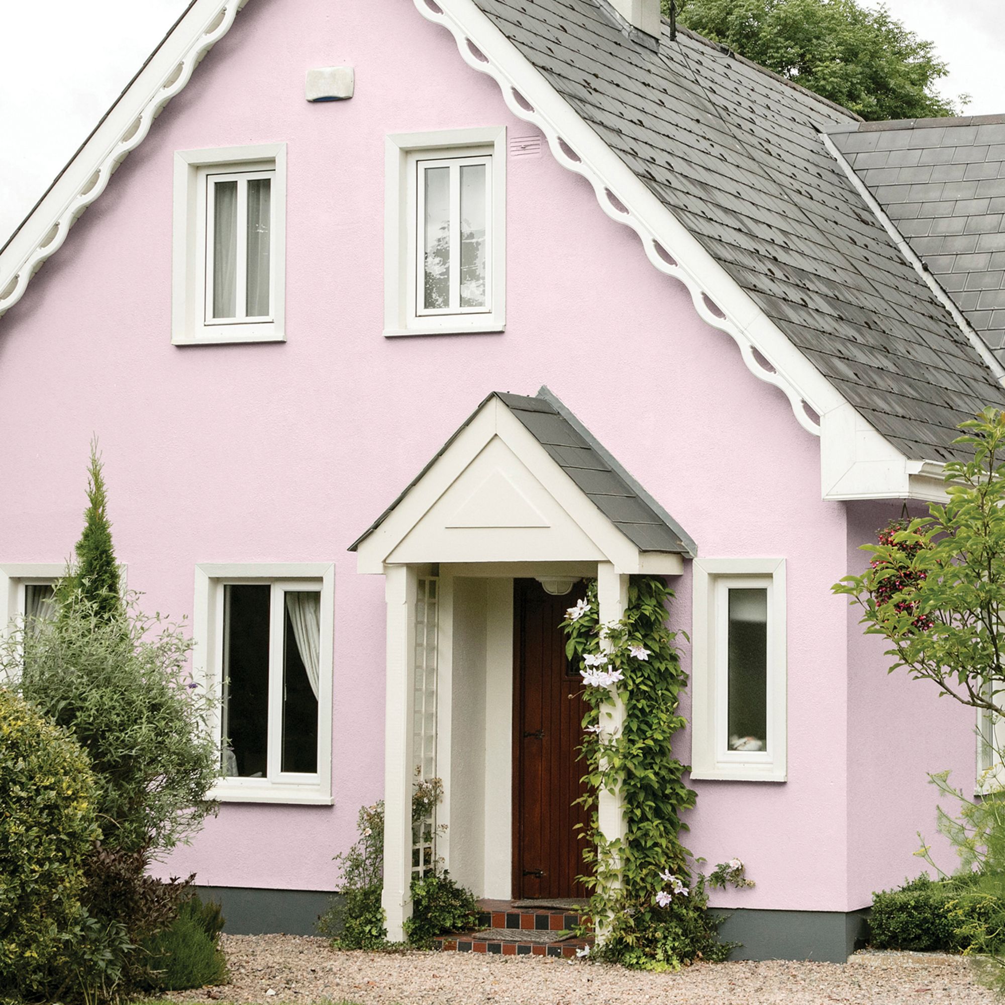 Sandtex Somerset Pink Ultra smooth Matt Masonry paint, 5L Tub