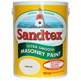 Sandtex Ultra smooth Chalk Hill Masonry paint, 5L
