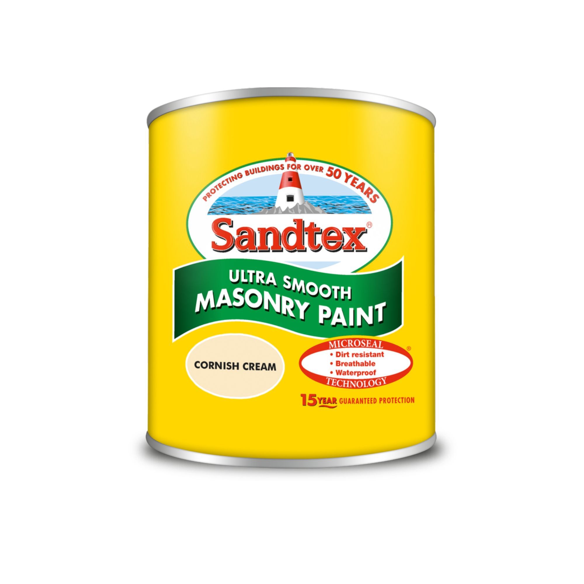 Sandtex Ultra smooth Cornish cream Masonry paint, 150ml Tester pot