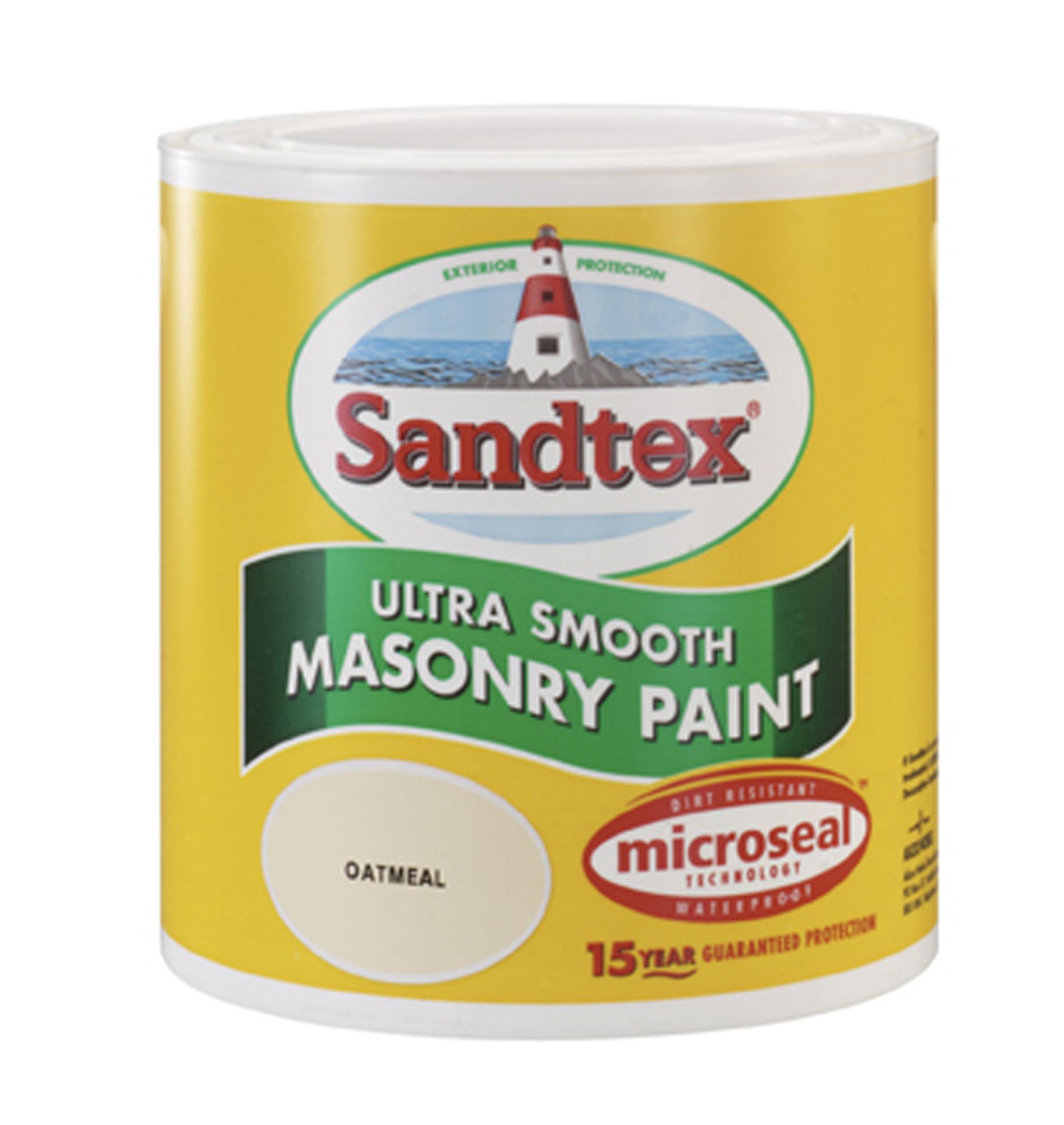 Sandtex Ultra smooth Cornish cream Smooth Masonry paint, 2.5L