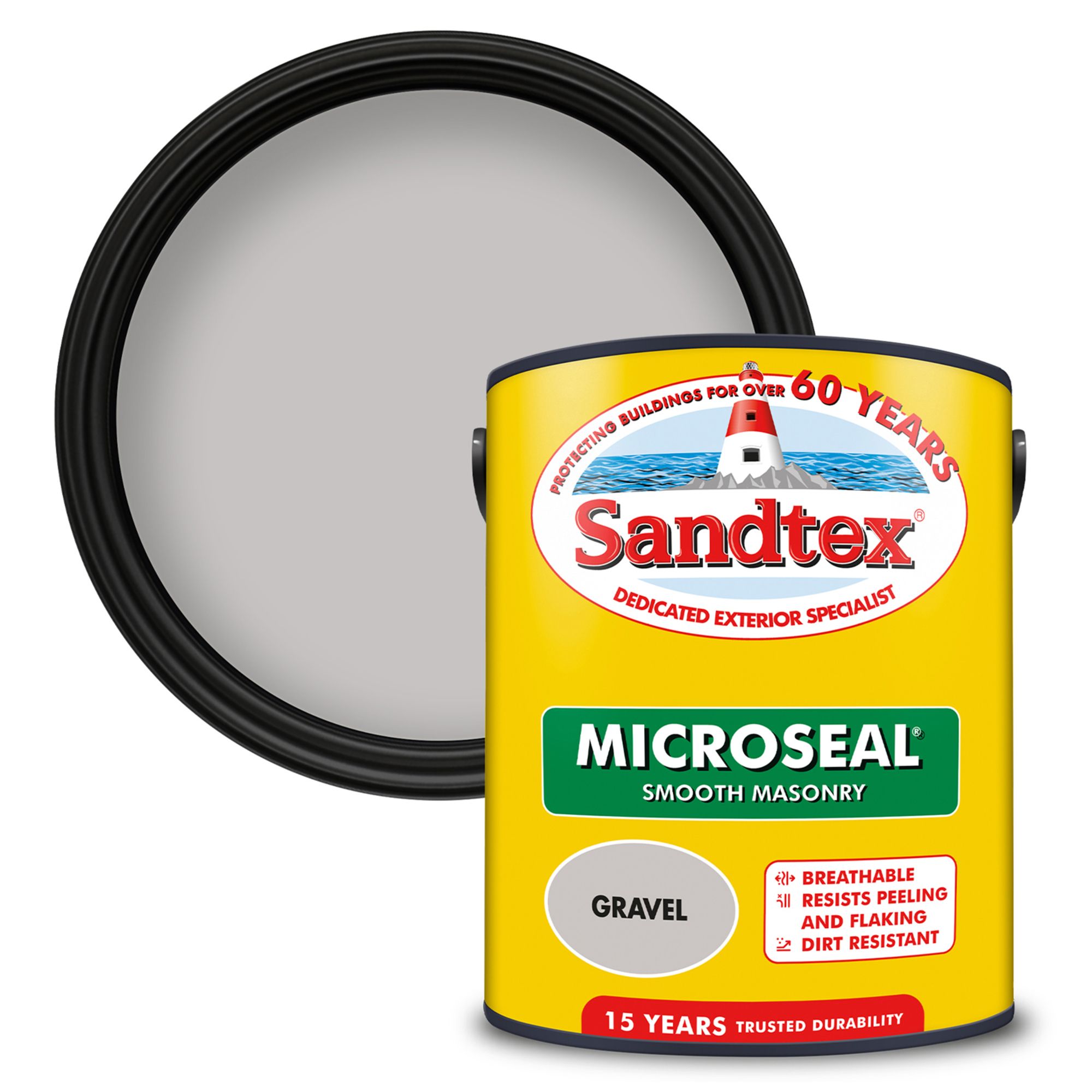 Sandtex Ultra smooth Gravel Masonry paint, 5L | DIY at Bu0026Q
