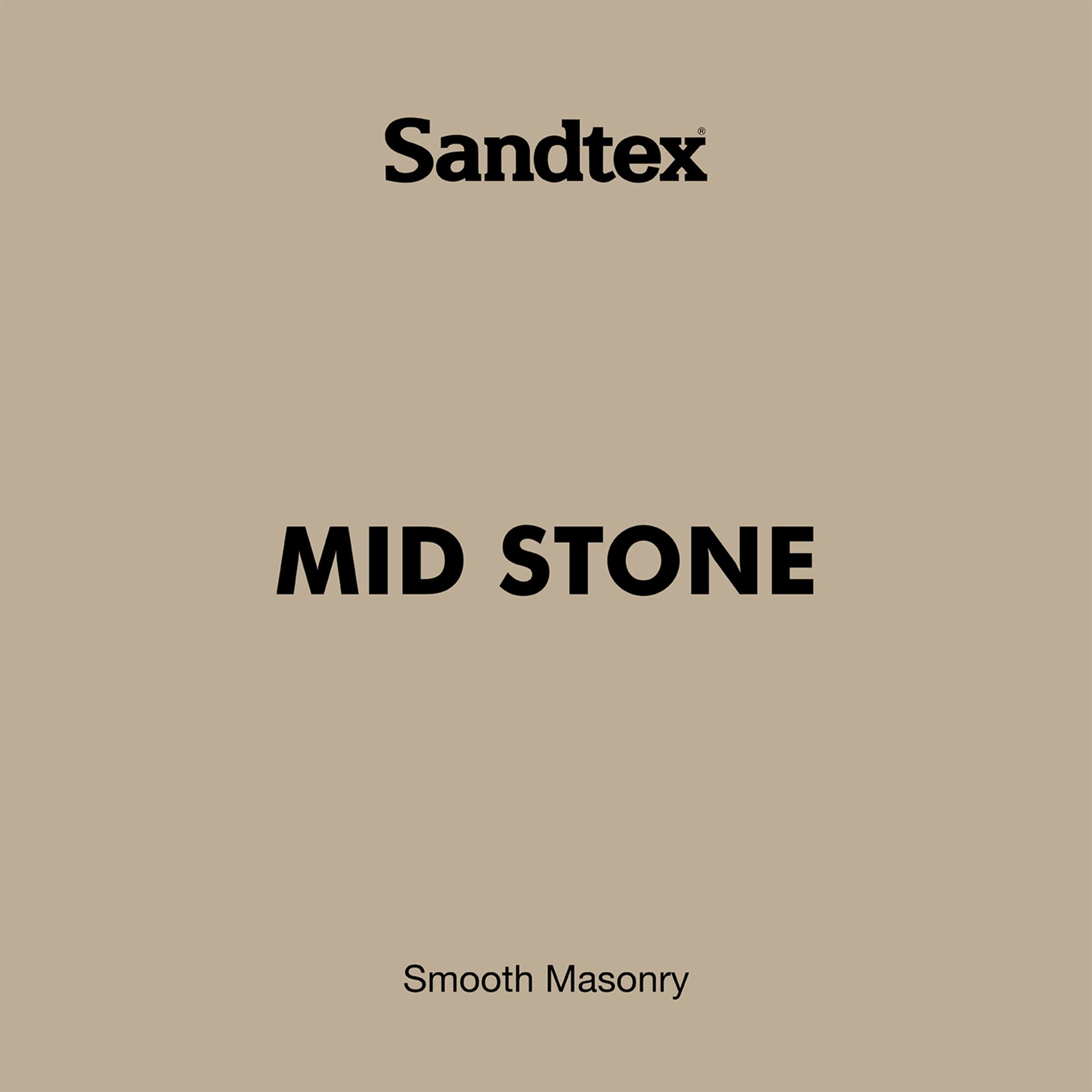 Sandtex Ultra smooth Mid stone Masonry paint, 5L