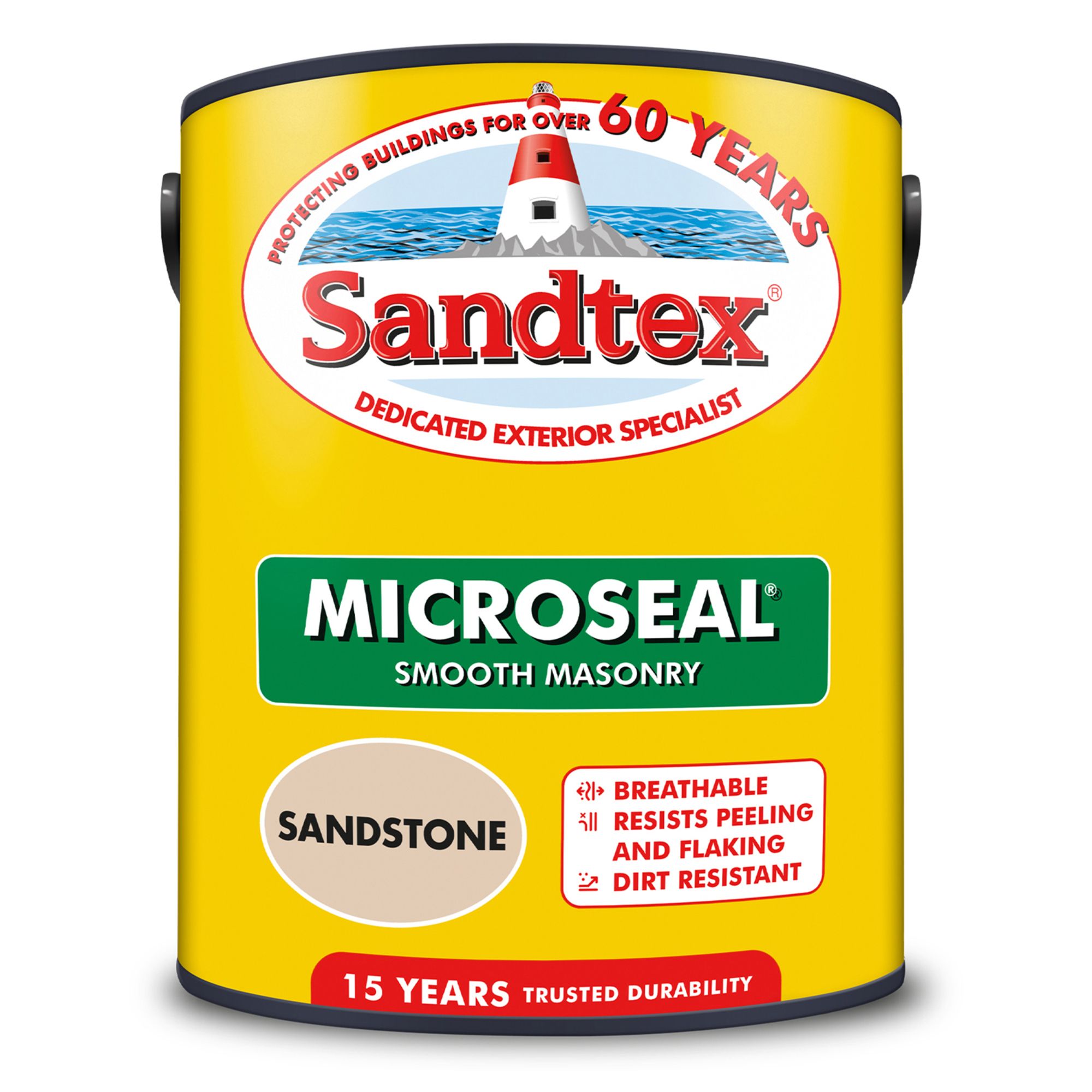 Sandtex Microseal Ultra Smooth Weatherproof Masonry 15 Year