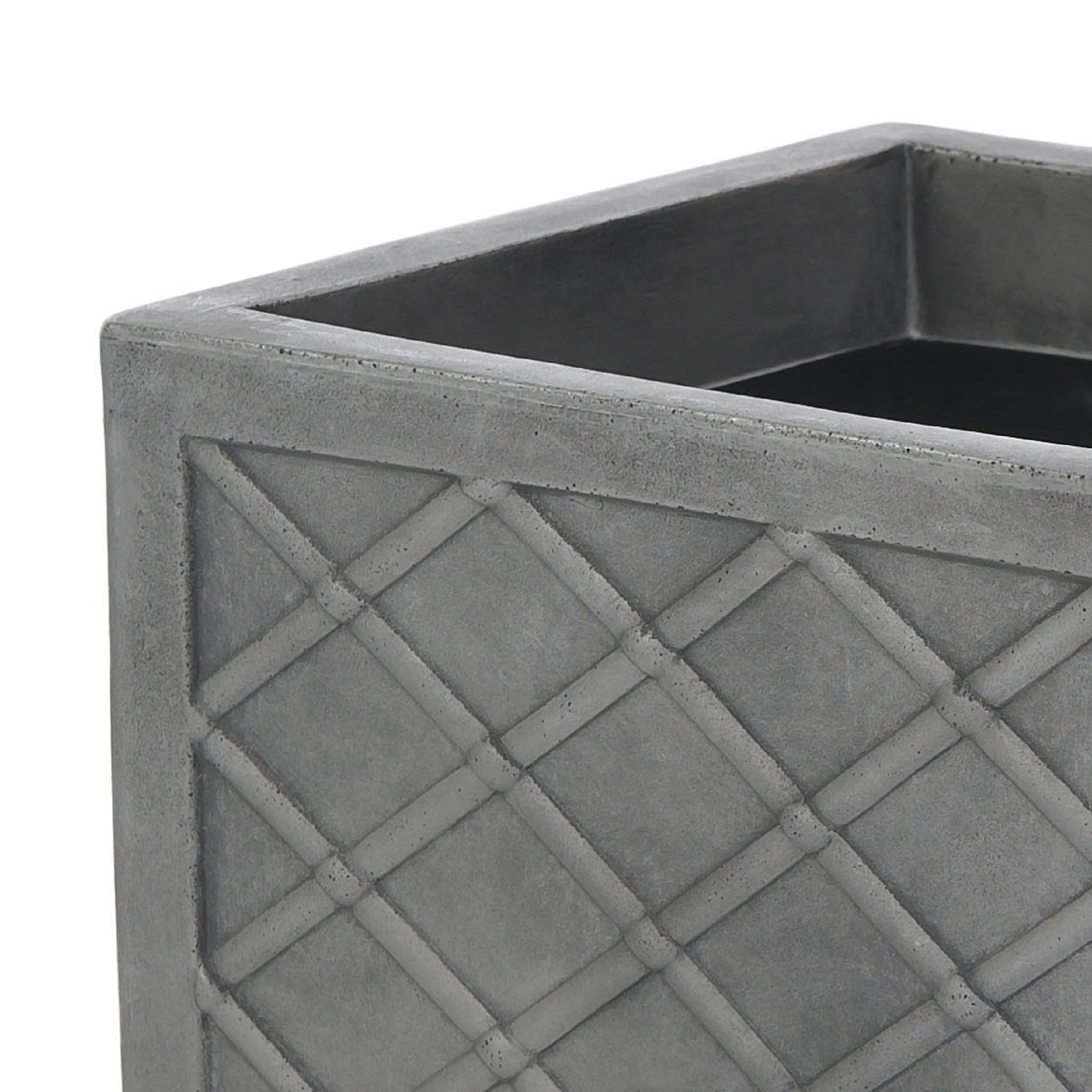 Sankey Small Lazio Square Plastic Planter(W)32cm