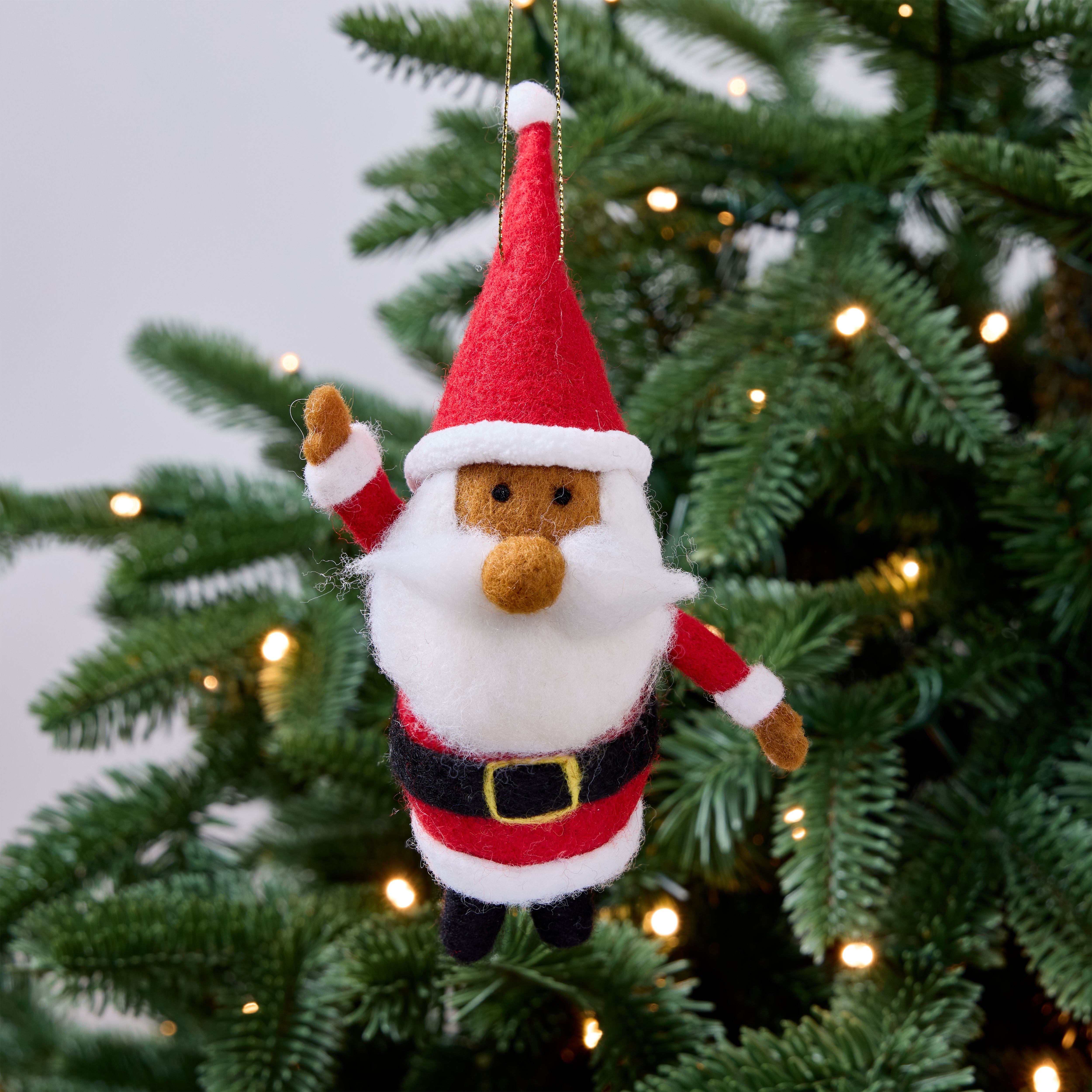 Santa Felt Hanging decoration - Multicolour