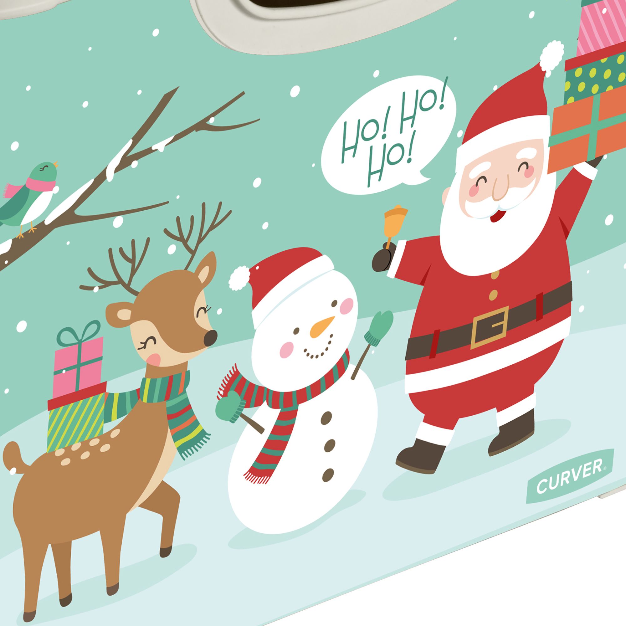 Santa & friends Christmas gift box