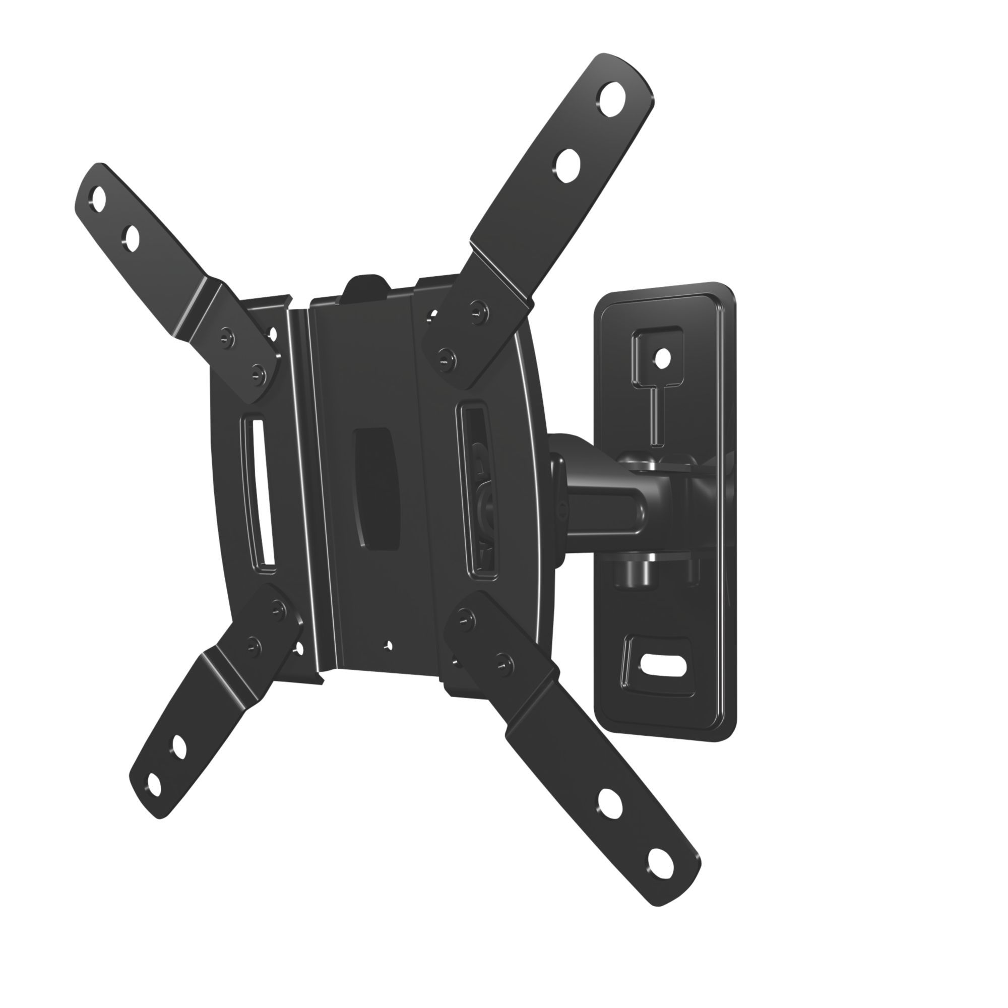 Sanus Full motion Black Small TV bracket, 1332" DIY at B&Q