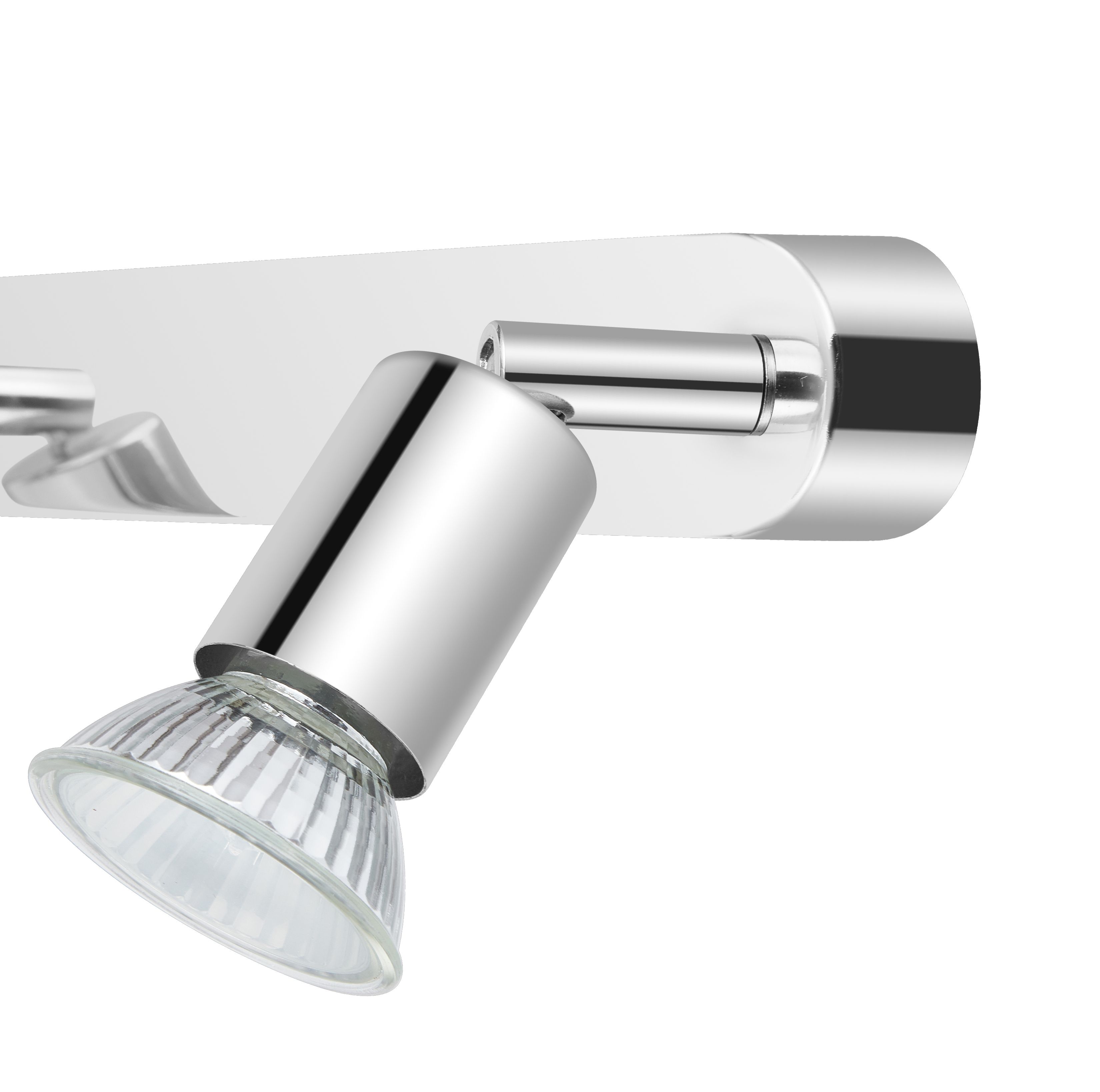 Sasha Bar Gloss Chrome effect 2 Light Spotlight