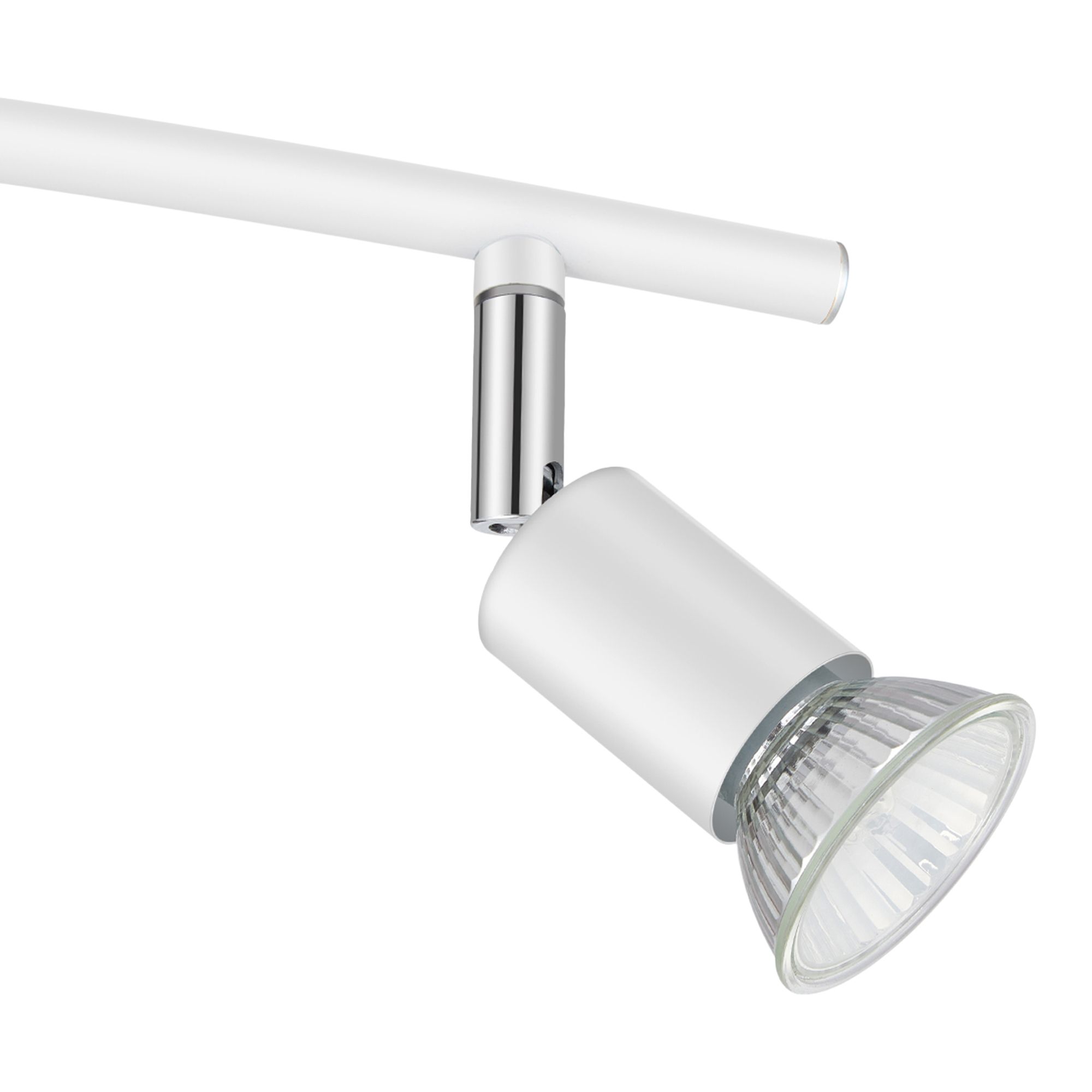 Sasha Tube Gloss White 4 Light Spotlight