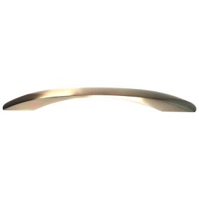 Satin Nickel effect Cabinet Bow Pull handle