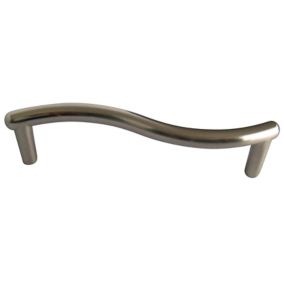 Satin Nickel effect Cabinet Pull handle, Pack of 6