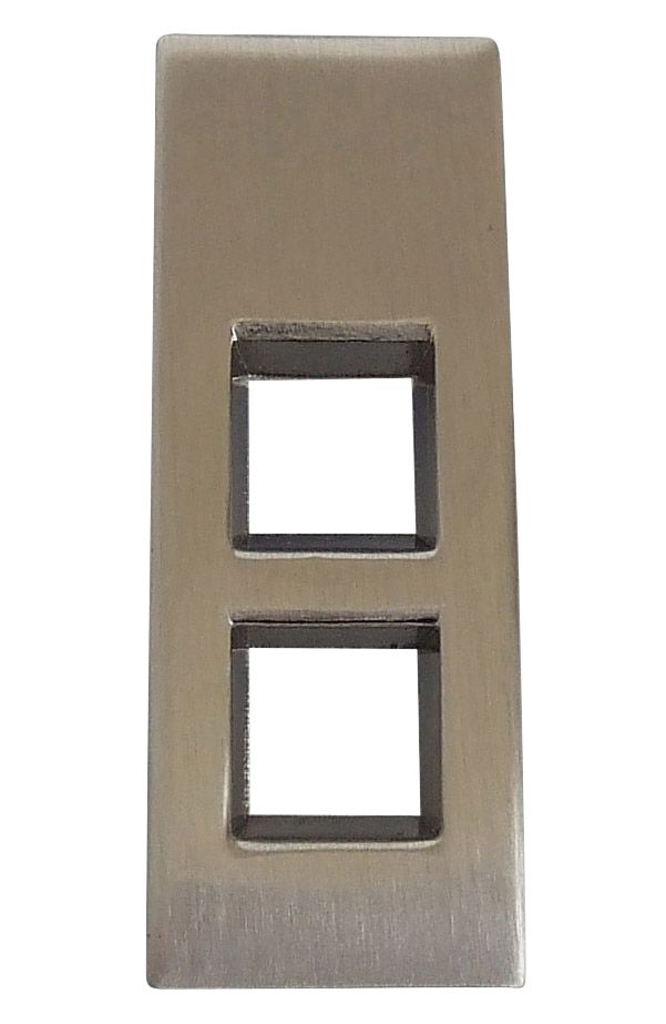 Satin Nickel effect Cabinet Straight Pull handle