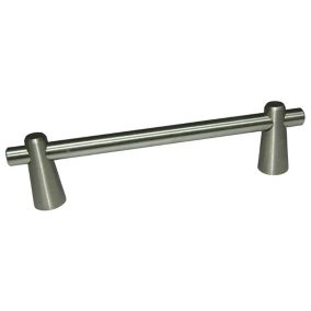 Satin Nickel effect Cabinet Straight Pull handle